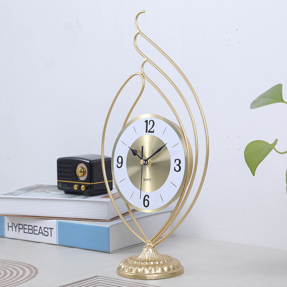 MLINS Clock Modern for Shelf Decor Conference Room Decorative Bookshelf ...