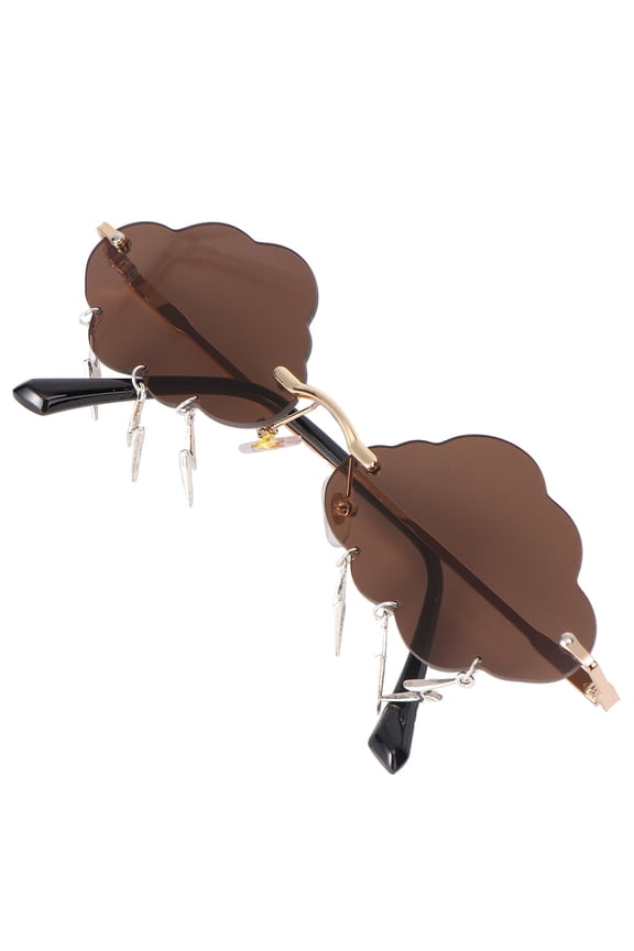 Cloud Glasses with Raindrops Driving Sunglasses Tear and Women