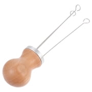 DINHEAROM Espresso Coffee Stirrer Tool Wooden Cylindrical Handle Home Use 1Pack