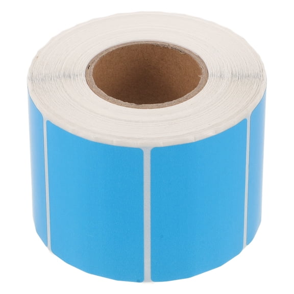 MLINS Colorful Labels Thermal Transfer Labels Printer Paper Self-Adhesive Blank Stickers for Office Kitchen Milk Tea Shop (Random blue))
