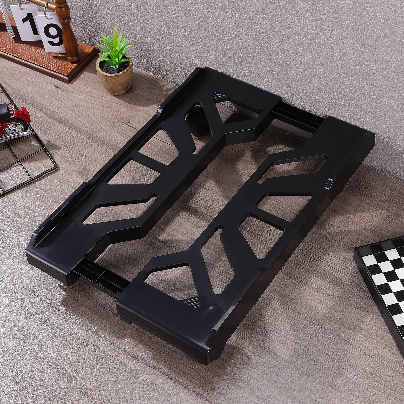 MLINS Computer Tower Stand With Wheels Adjustable PC Tower Stand For ...