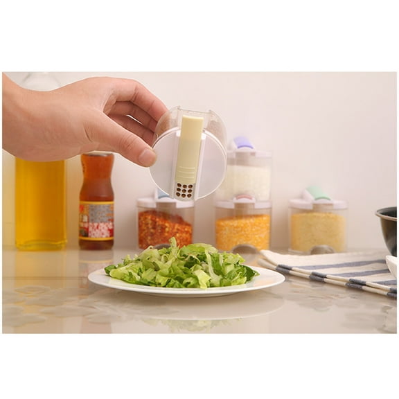 MLINS Condiment Shaker Seasoning with Lids Salt Sugar Pepper