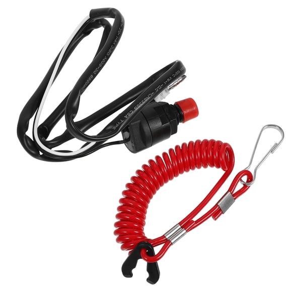 FELTECHELECTR 1Set Boat Engine Lanyard with Ignition Start Switch for Secure Operation