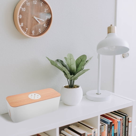 MLINS Cord USB Wire Storage Box Charging Cable Container Office Organizer