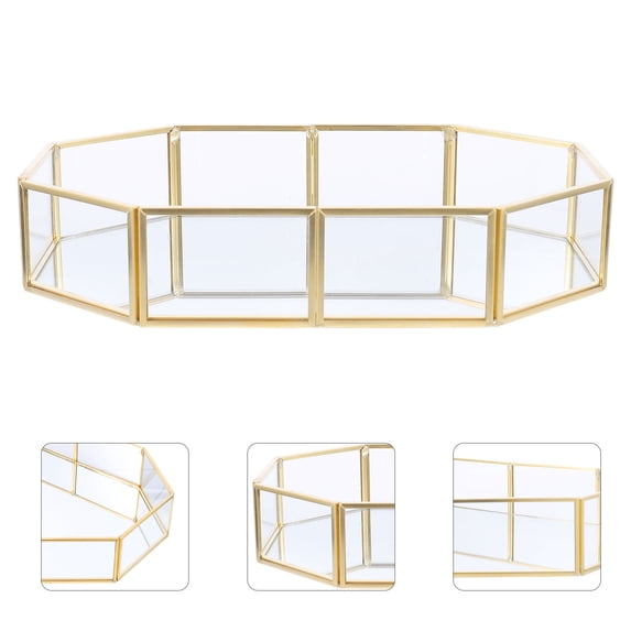 MLINS Cosmetic Jewelry Storage Tray Box Decorative Case
