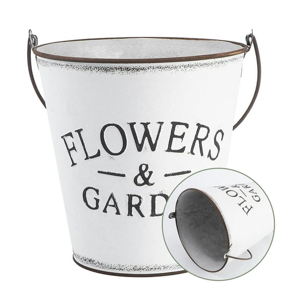 MLINS  Cottage Style Planter White Flower Pot Long-lasting