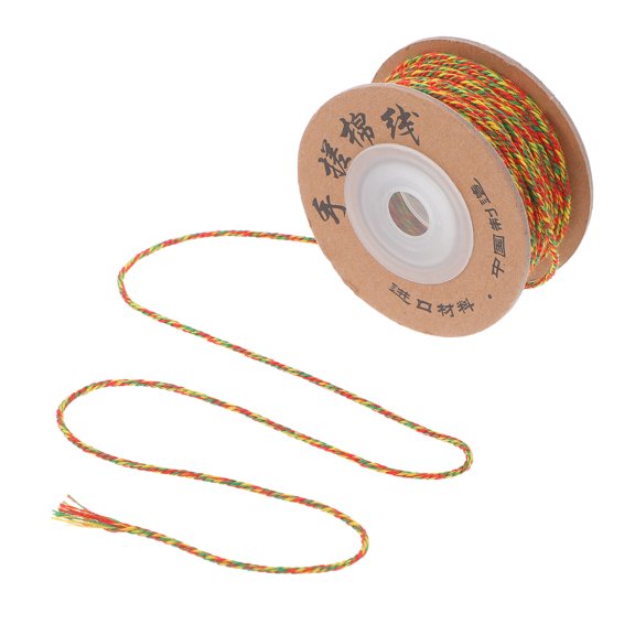 MLINS Cotton Beading Thread For Kumihimo, Braided Bracelets Necklaces Macrame Craft Wind Chime Chinese Knotting Nylon Cord For Jewelry Making