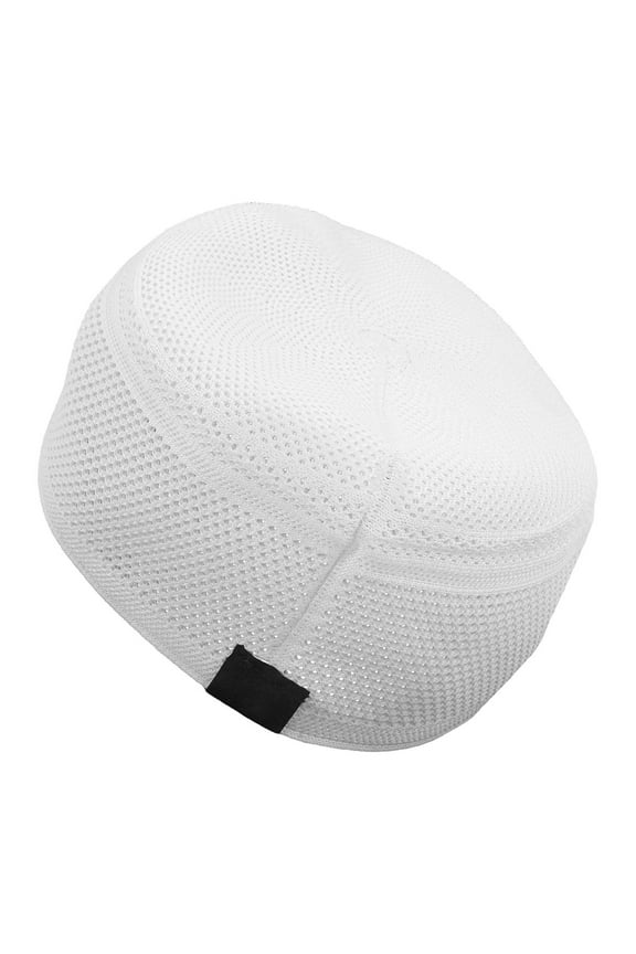 Cotton Islamic Prayer Cap Muslim Beanie Hat Muslim Prayer Hat Eid Hajj Hats Arabian Headwear for Traditional Ramadan Hair Supplies