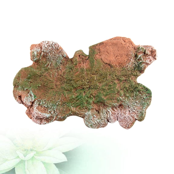 MLINS Creative Animal Display Base Indoor Reptile Basking Platform Child Green