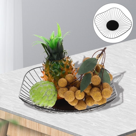 MLINS Creative Iron Fruit Container for Home Restaurant Adds Style to Fruit Storage with Use
