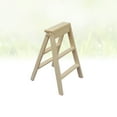 thumbnail image 1 of MLINS Creative Mini Wooden Ladder for Kids Playing Foldable and Beige Color, 1 of 8