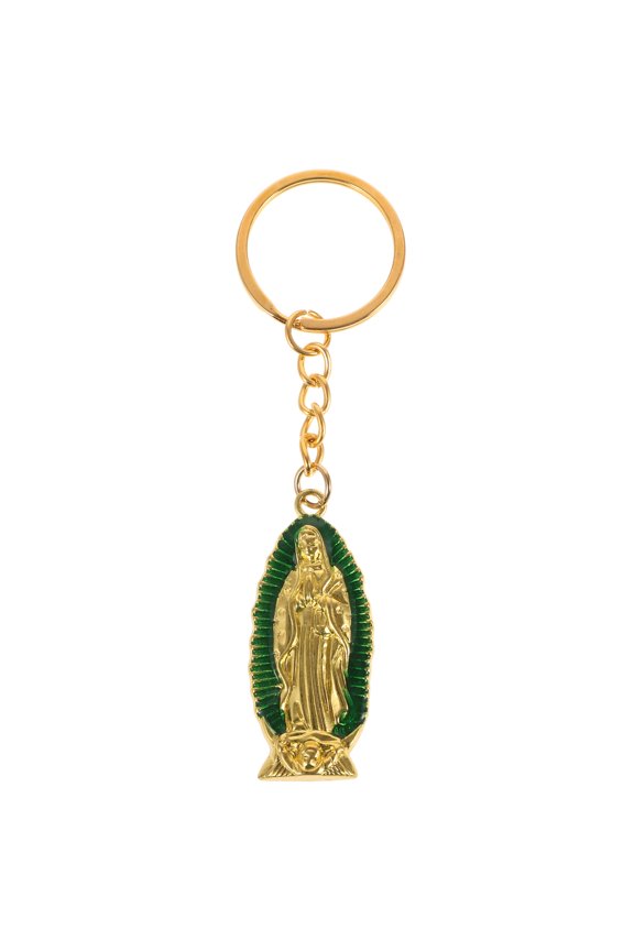 MLINS Crucifix Key Ring Ring Portable Our Lady Keychain Miss 11.00X3.00X0.80CM