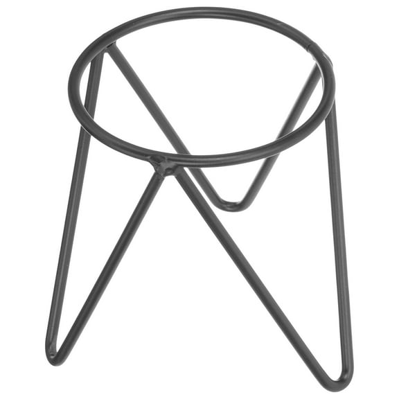 MLINS  Crystal Ball Stand Sphere Holder Vase Home Decor Work Black