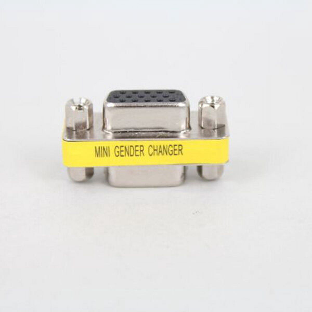 Mini Gender MLINS DB15 VGA15 Female to Female Mini Gender Changer for PC - Walmart.com