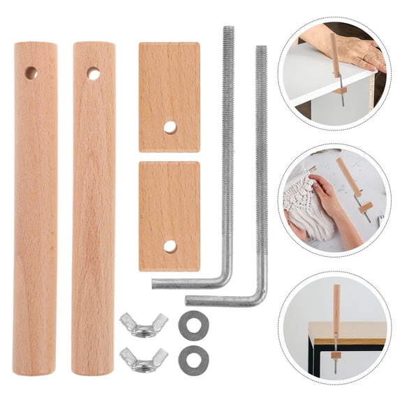 MLINS DIY Bracelet Making Tool Kit with Wood and Metal for Crafting Orange Color Fits Various Needs 2pcs