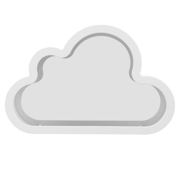MLINS DIY Cloud Shape Photo Frame for Placing Pictures White Plastic Cloud Frame Accessory 1 Set