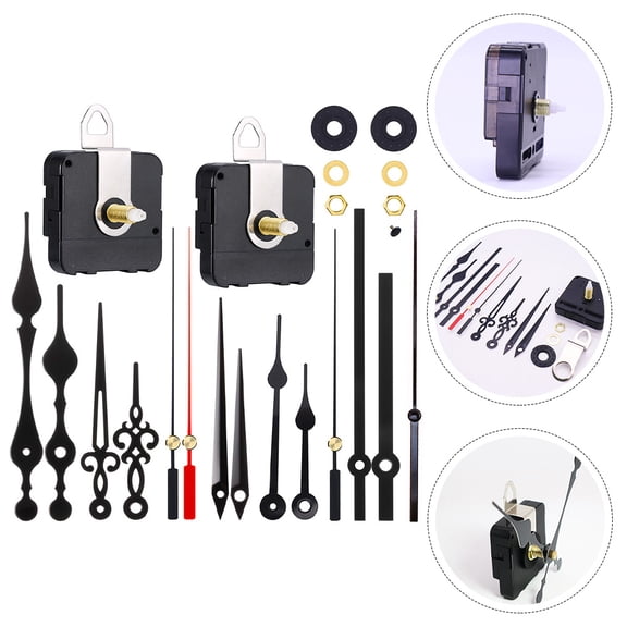 MLINS DIY Watch Accessories Precision Clock Movements Quartz Movement Kit for Clock Use Black 1 Set