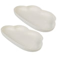 thumbnail image 1 of FONWILYO Candy Fruit Plate Dark Blue PP 2Pcs 11In X 7.7In X 1.6In, 1 of 8