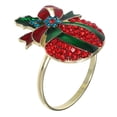 thumbnail image 1 of MLINS Decor Seasonal Table Settings Napkin Ring 4.10X3.00X3.00CM Red, 1 of 8