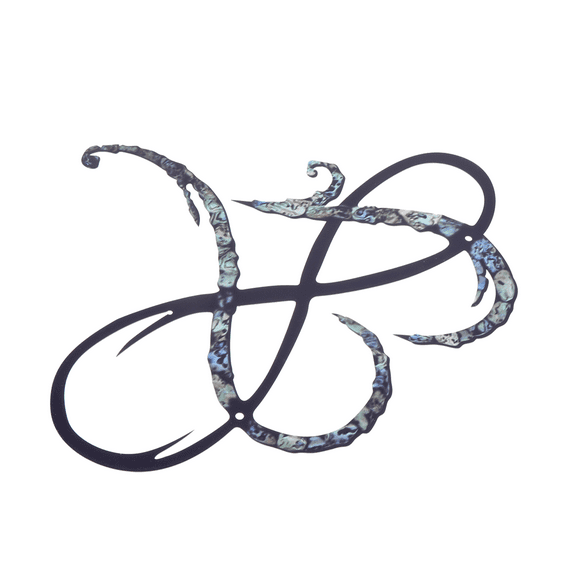 MLINS Decorations Wall Decoration Pendant Patio Decor Home Decor Lovers 41x37cm Silver