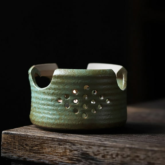 MLINS Decorative Ceramic Tea Warmer Teapot Heating Base