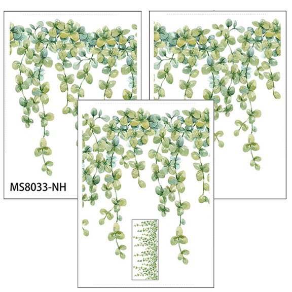 MLINS Decorative Leaf Decals Leaf Wall Mural 40.00X30.00X0.10CM