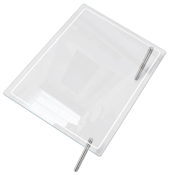 PTOOTP Back to School Desktop Memo Note Board Whiteboard Transparent for Desk Organization 1 Set