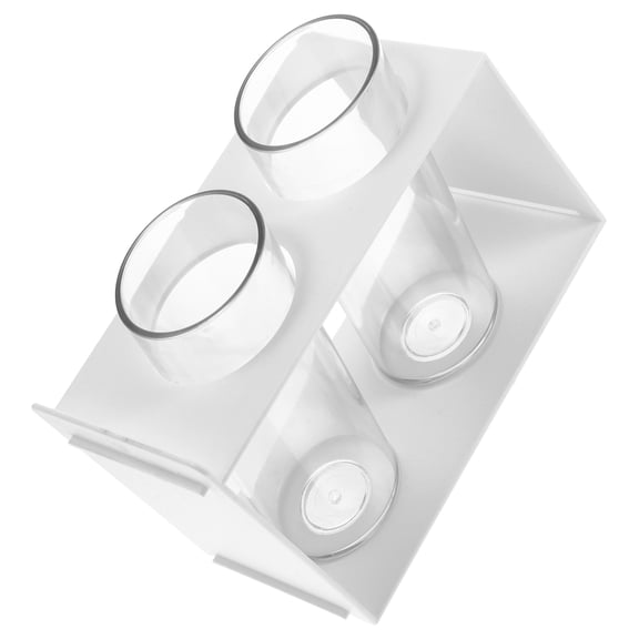 MLINS Desktop Storage Pot Double Compartment Pen Cup Office Pen Holder Stationery Pen Container