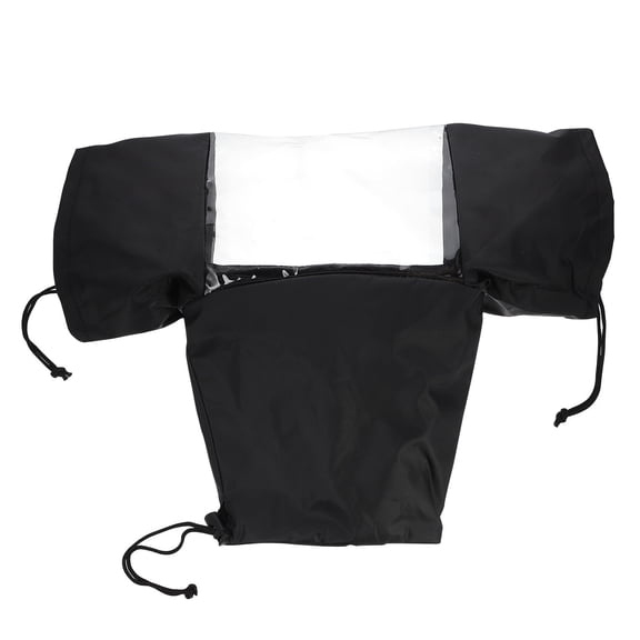 YUYUETIME Waterproof Camera Rain Cover Black with Dual Adjustable Sleeves