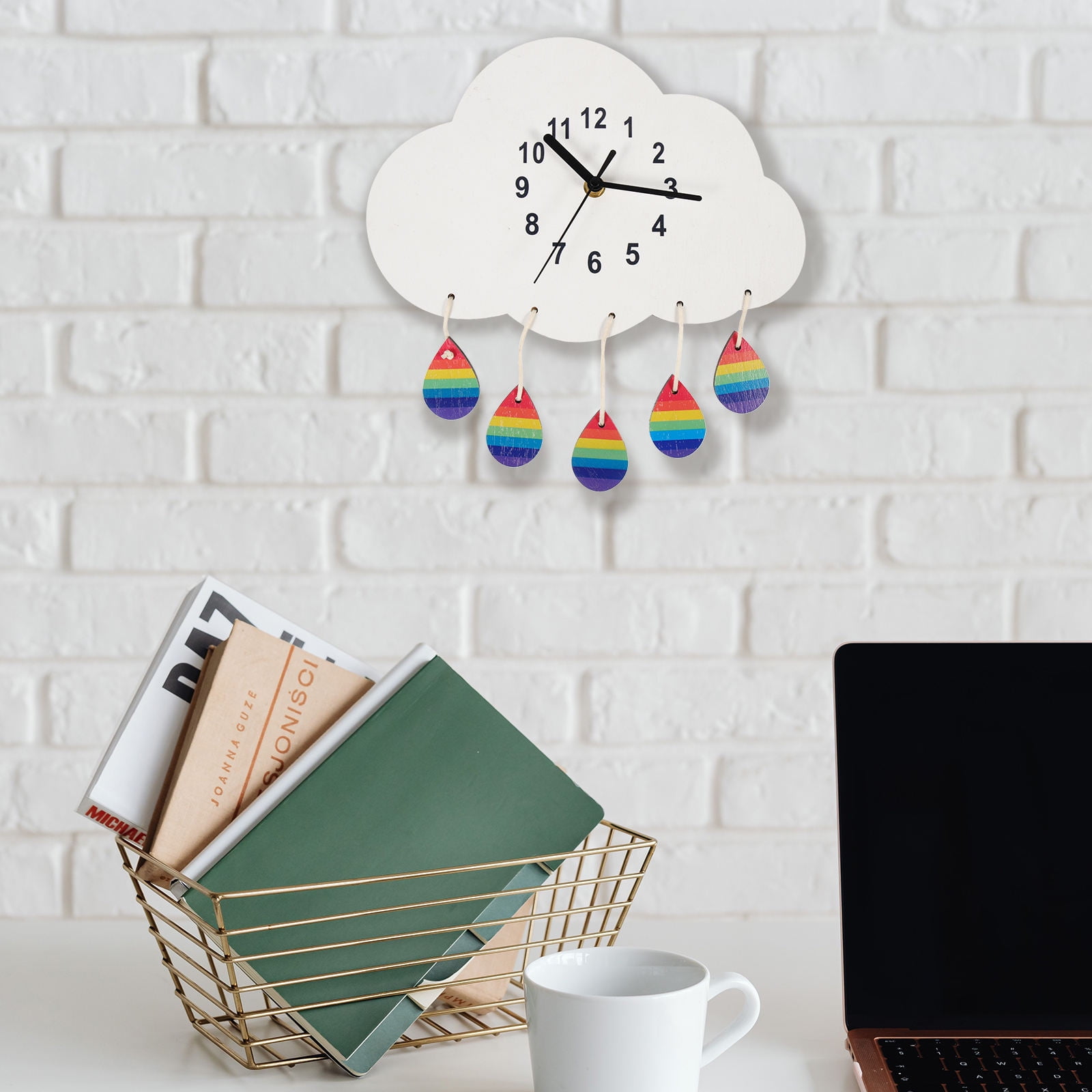 MLINS Digital Wall Clock Battery Silent Clock Easy to Install Clock ...