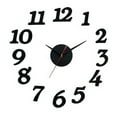 thumbnail image 1 of MLINS Digital Wall Clock DIY Clock Clock with  Numbers Black, 1 of 8