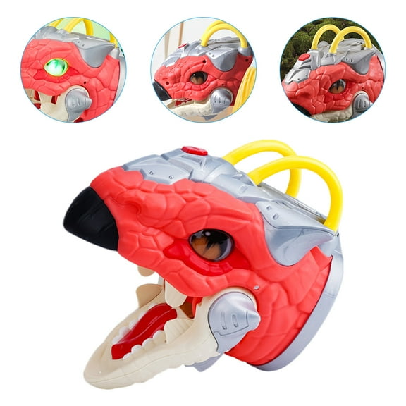 MLINS Dinosaur Hand Puppet Toddler Hand Puppet School Hand Puppet Baby 21X19CM Red