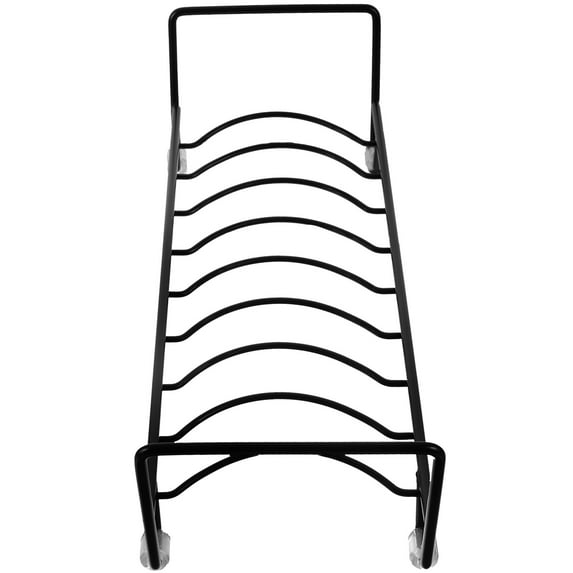 MLINS Dish Storage Rack Racks with Drain Board Basket Drainer Drying Dishes Black