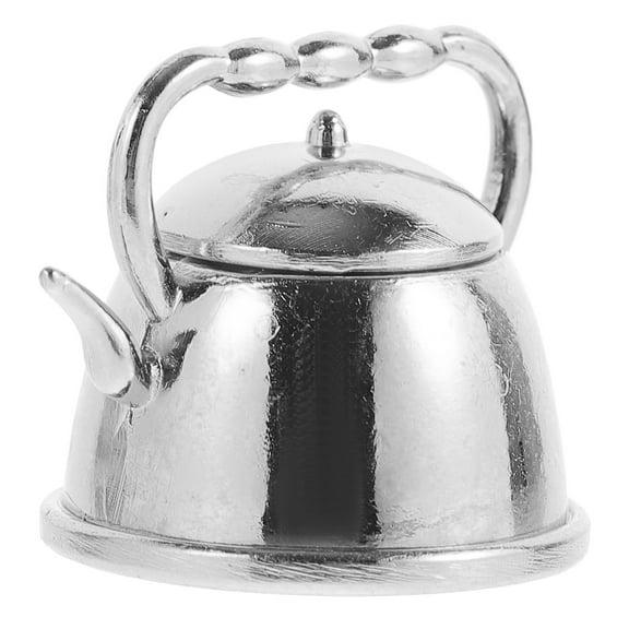 Milisten Mini Decorative Teapots Silver 1Set 1.1x0.9in