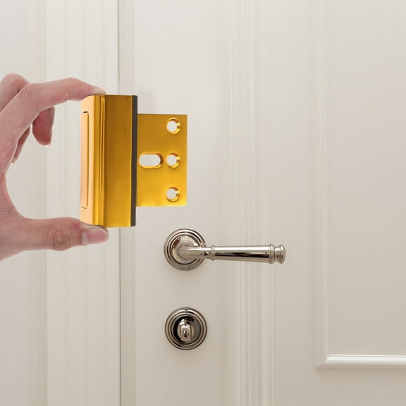 MLINS Door Latch Lock Security Reinforcement Stopper Toddler