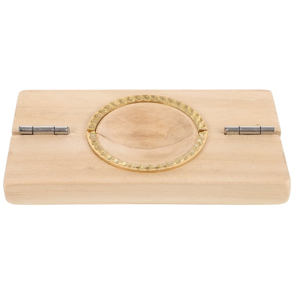 MLINS Dough Rolling Pin Press Artifact for Making Dumplings 14.50X8.00X1.50CM Orange