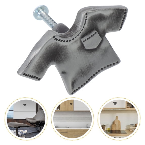 MLINS Drawer Pulls Knobs Handle Closet Cup Handles for Drawers Grey