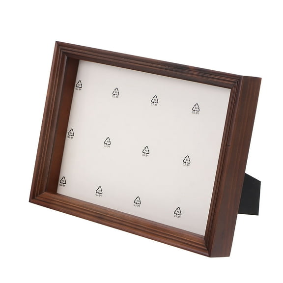 YUYUETIME Keepsake Shadow Box Frame Coffee Color for Display of Dried Flowers and Art