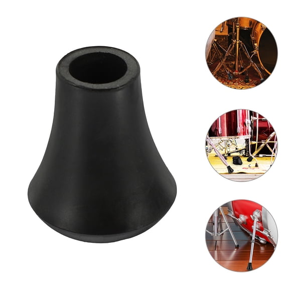 MLINS Drum Feet Protectors Rubber 30pcs for Drum Kit Floor Legs Non-slip Holder Bracket Leg Protectors