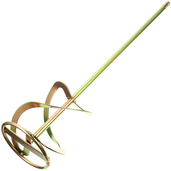 MLINS Drywall Drill Electric Drill Stirring Rod Putty Mixer 48.5x10.5cm Golden