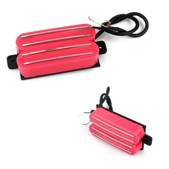 MLINS Dual Rail Pickup Twin Pickup 8.70X3.70X1.90CM Rosy