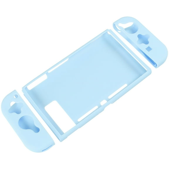 MLINS Durable TPU Protective Shell Shockproof Wear-resistant Host Case Compatible for Switch (Sky-blue)