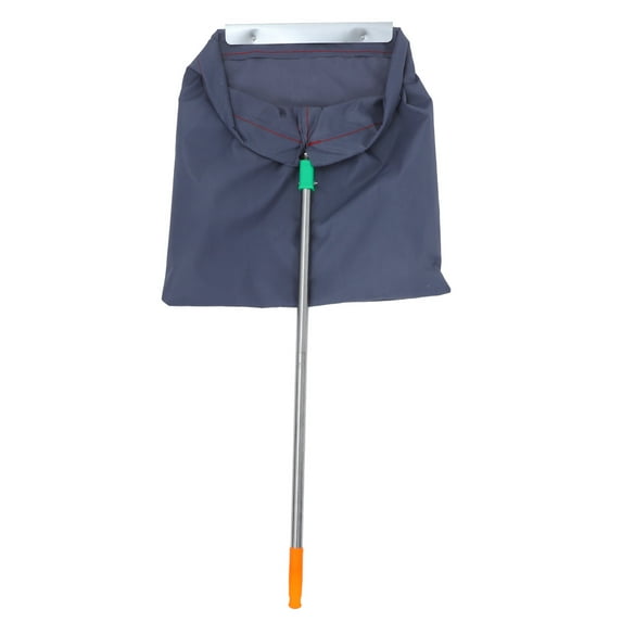 MLINS Dustpan-Type Garden Bag Large Yard Leaf Bags With Handle Reusable Heavy Duty Leaf Containers Waste Bin Trash Grabber Collector For Lawn Pool Collecting Leaves Dark Grey