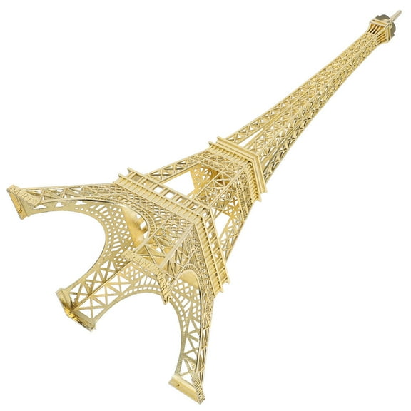 MLINS Eiffel Tower Statue Metal Replica Collectible Figurine Office Tabletop Ornament For Home Party Decoration Ideal Souvenir Present For French Culture Enthusiasts