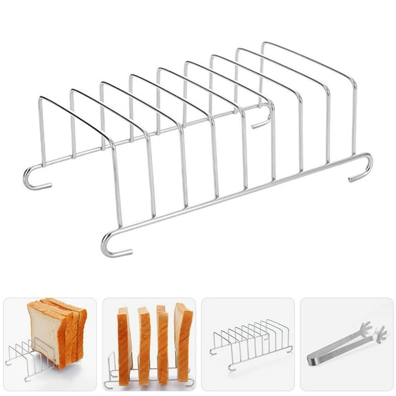 DINHEAROM Silver Air Fryer Stand 1 Households And Kitchen Utensils