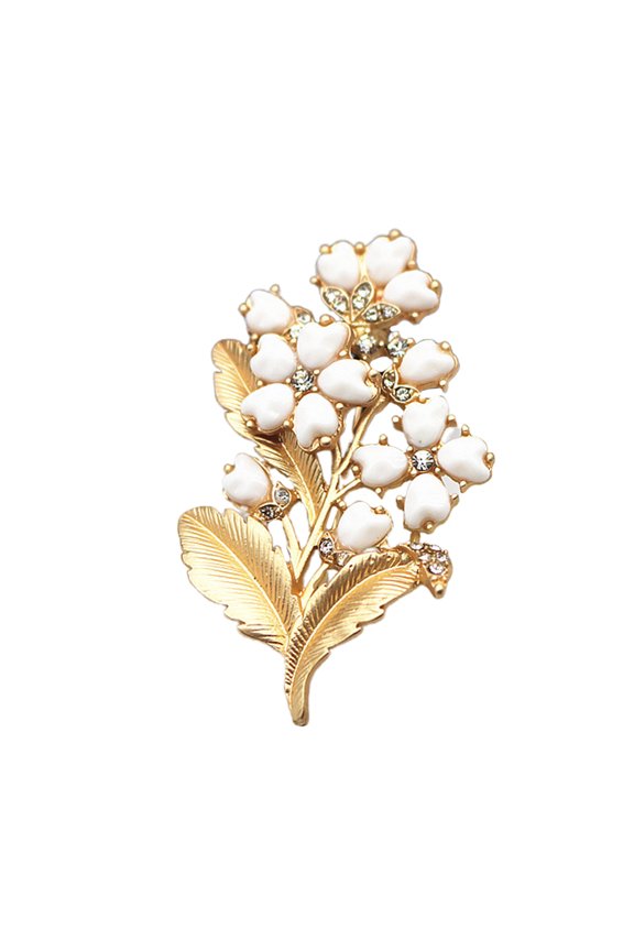 Enamel Pins Jaw Clip Unique Brooch Easy Wear Brooch Miss 5X3.2CM Golden