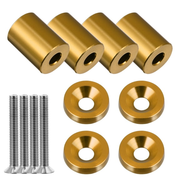 MLINS Engine Ventilation Spacer Riser Kit Automobile Hood Spacers for 6mm Universal