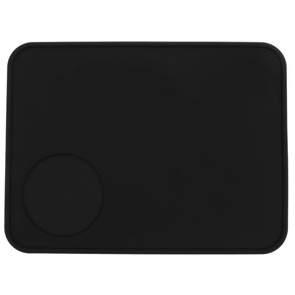YUYUETIME Coffee Tamper Mat Black Silicone Thick Tamping Pad for Kitchen Counter Use