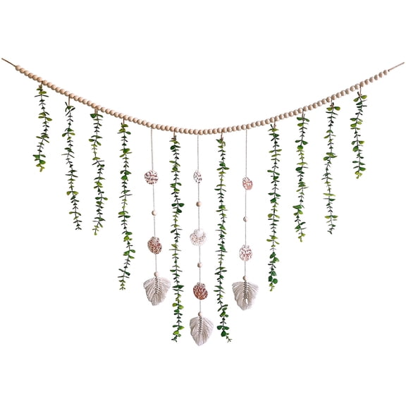 MLINS  Eucalyptus Leaves Wall-Mounted Decoration Shelf Bedpost