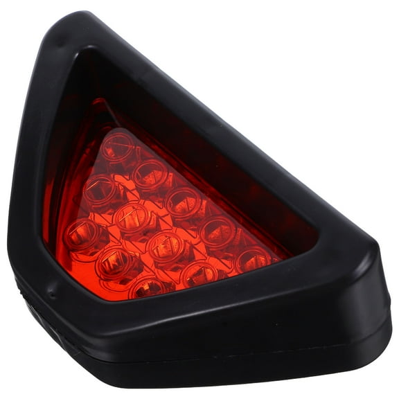 MLINS FRCOLOR 1 Set Car Rear Bumper LED Triangle Light with Flashing Warning Vehicle Tail Lamp Brake Light Replacement Rear Center Light
